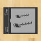 Santa's Sleigh Cookie Stencil by Designer Stencils