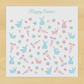 Bunnies and Carrots Miniprint Cookie Stencil by Designer Stencils