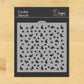 Bunnies and Flowers Miniprint Cookie Stencil by Designer Stencils