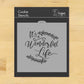 It's a Wonderful Life Cookie Stencil by Designer Stencils