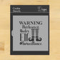 Warning This House is Under Elf Surveillance Cookie Stencil by Designer Stencils