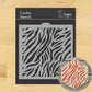 Zebra Skin Cookie Stencil by Designer Stencils