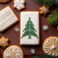 Chevron Christmas Tree Cookie Stencil by Designer Stencils