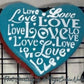 Love Saying Cookie Stencil by Designer Stencils Photo Courtesy of #MaysCookieNook