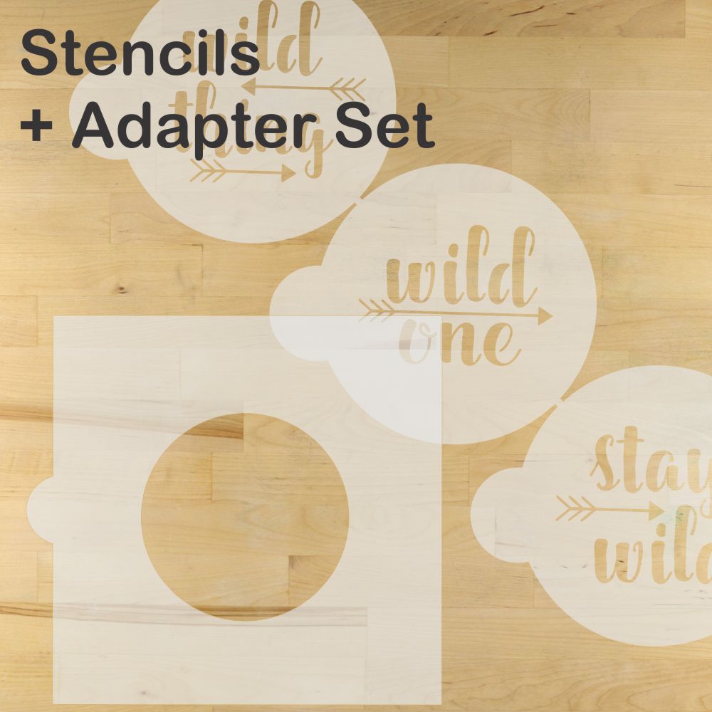 Wild Thing Round Cookie Stencil Set by Designer Stencils