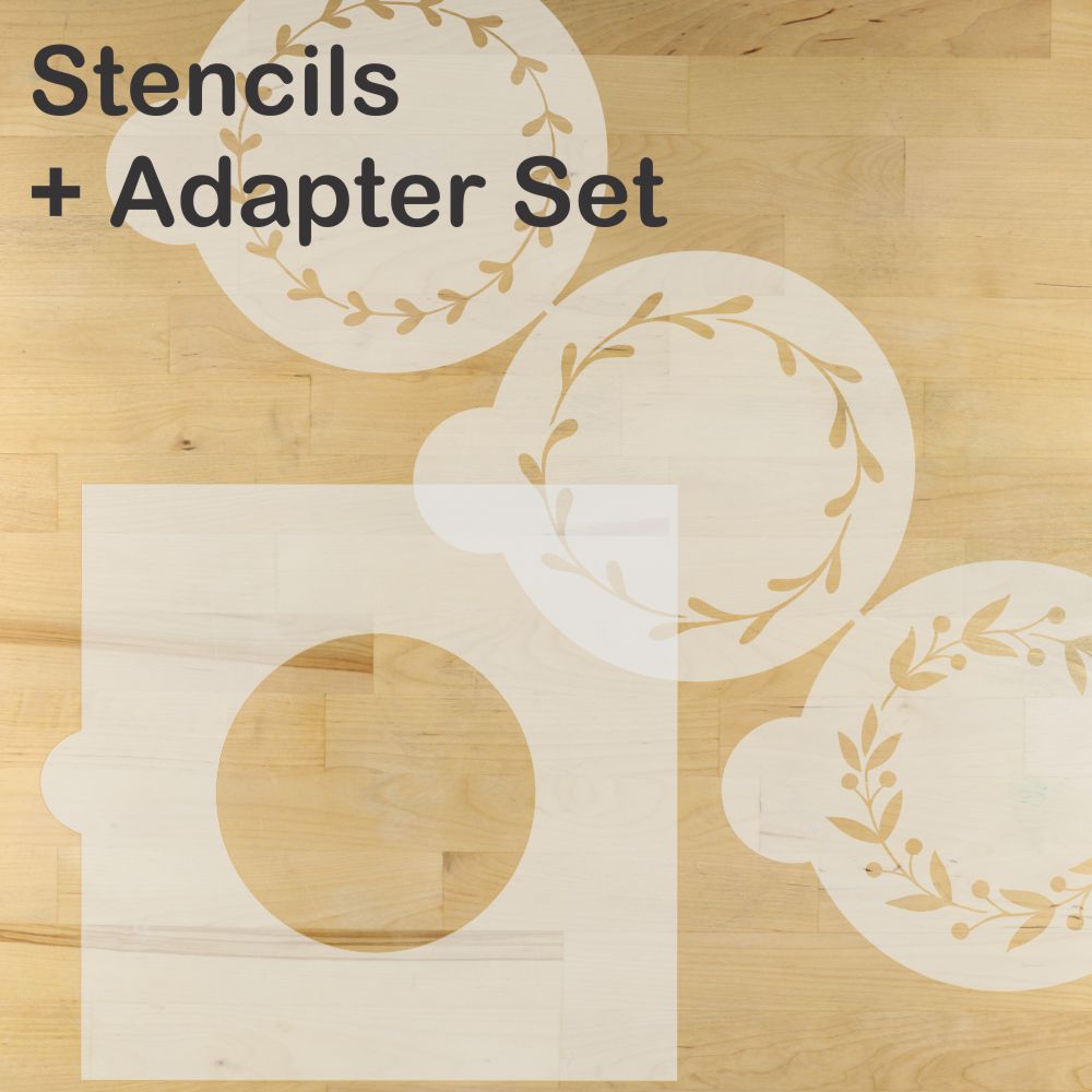 Vine Wreaths Round Cookie Stencil Set by Designer Stencils