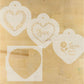 Loving Hearts Heart Shaped Cookie Stencil Set by Designer Stencils