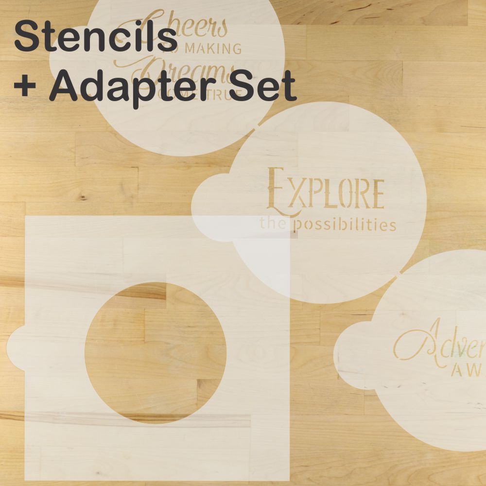 Graduation Encouragement Cookie Stencil Set by Designer Stencils