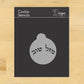 Bar Mitzvah Round Cookie Stencils