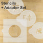 Easter Round Cookie Stencil Set by Designer Stencils