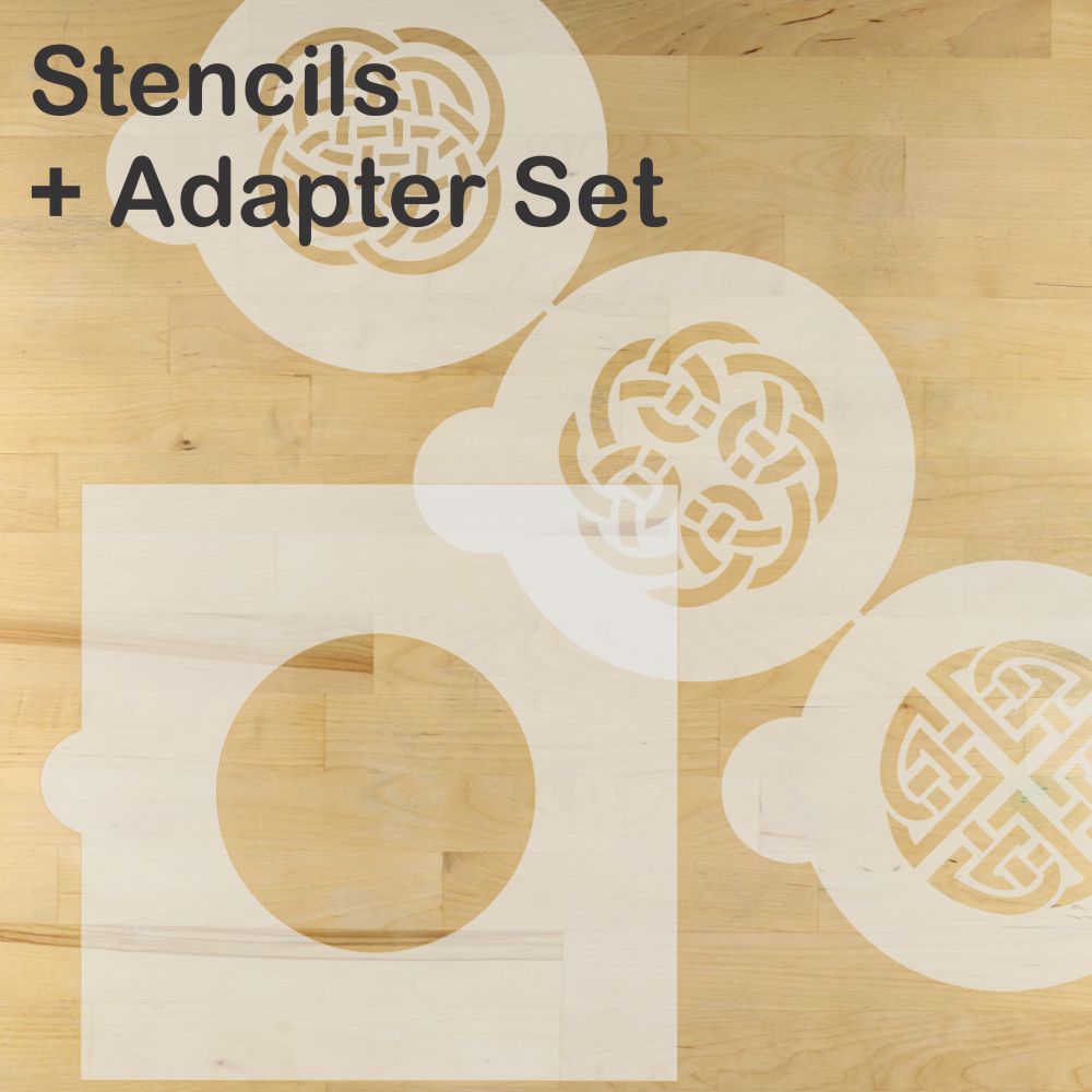 Celtic Knots Round Cookie Stencil Set by Designer Stencils