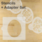 Chic Easter Eggs Cookie Stencil Set by Designer Stencils