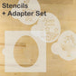 Easter Basket Egg Cookie Stencil Set by Designer Stencils