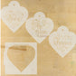 Love Be Mine Forever Heart Shaped Cookie Stencil Set by Designer Stencils