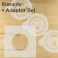Whimsical Halloween Round Cookie Stencil Set by Designer Stencils