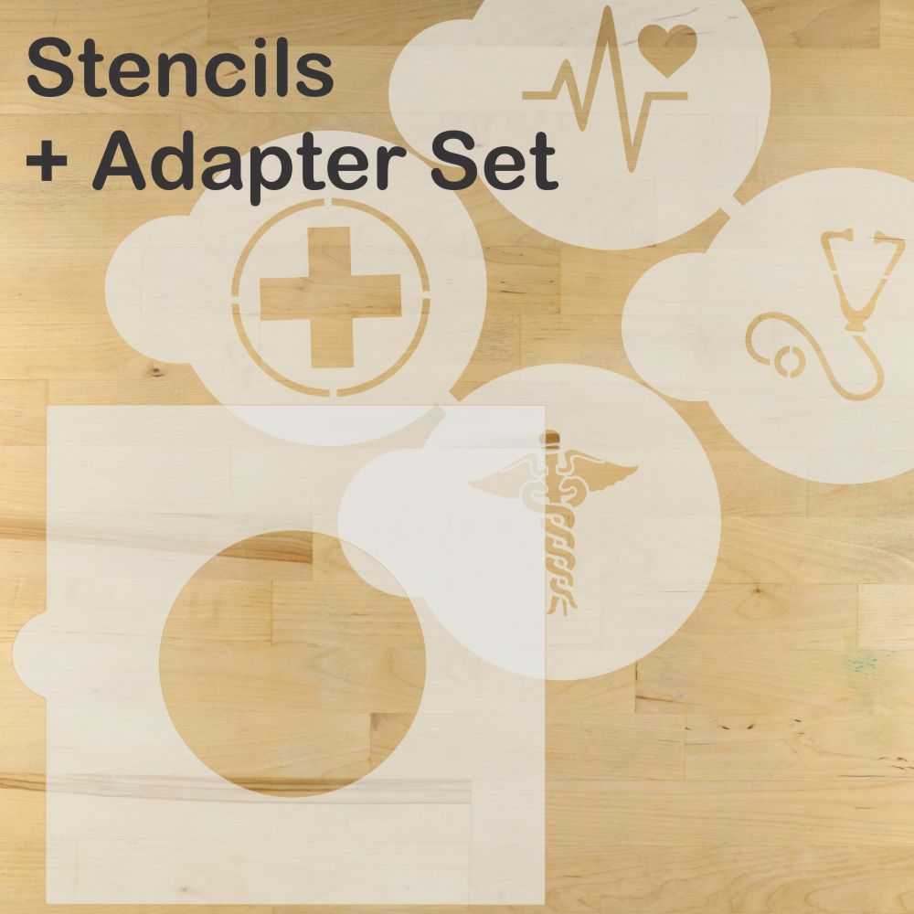 Medical Symbols Cookie Stencil Set by Designer Stencils