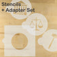 Law and Justice Cookie Stencil Set by Designer Stencils