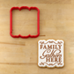 Family Gathers Here Cookie Stencil by Designer Stencils