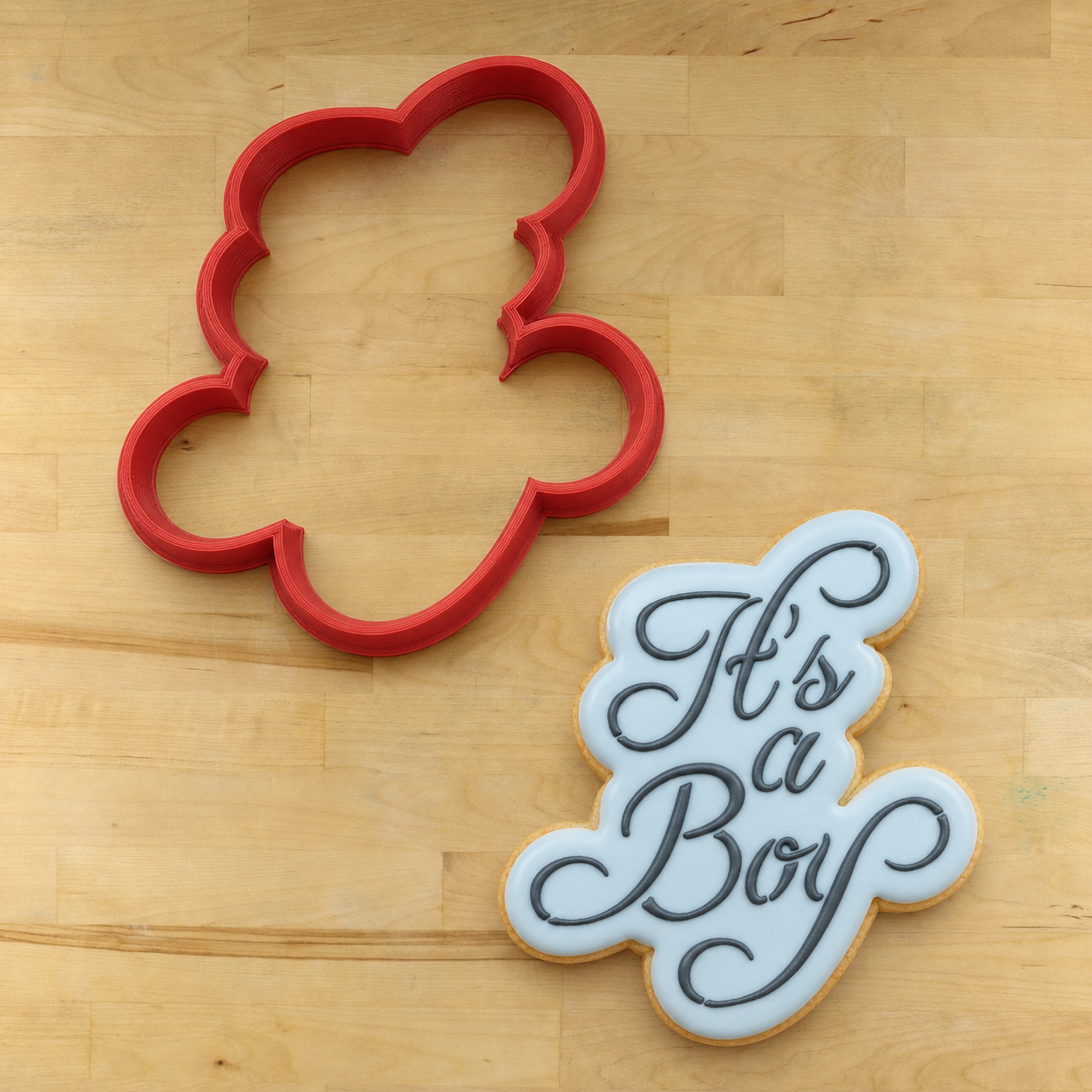 It's A Boy Cookie Stencil by Designer Stencils