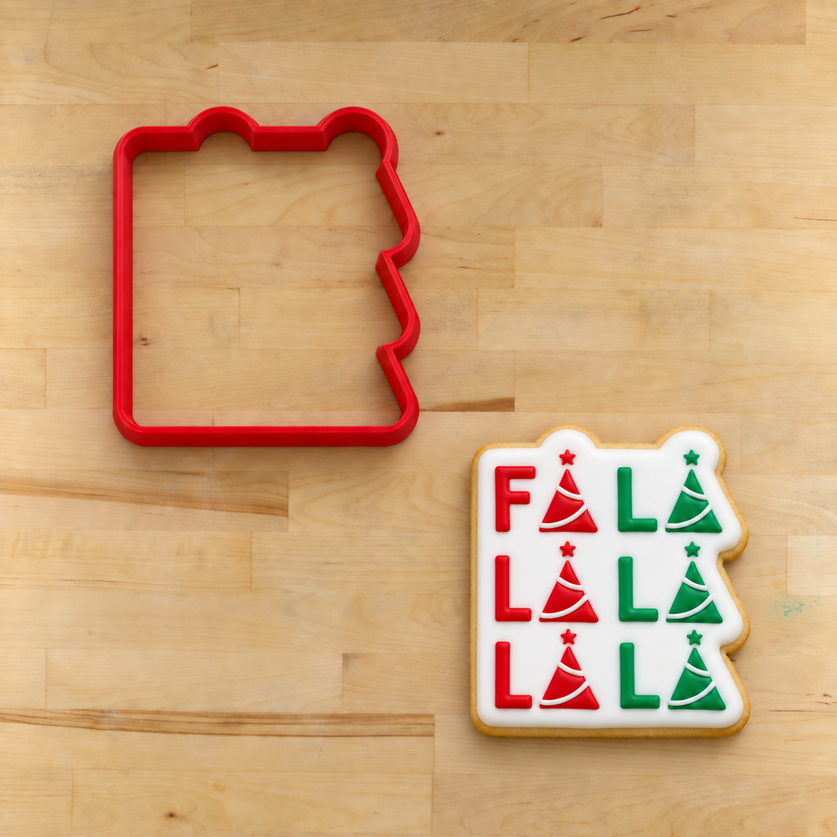 Fa La La Cookie Stencil by Designer Stencils