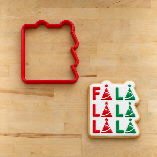 Fa La La Cookie Stencil by Designer Stencils