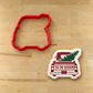 Tis The Season Vintage Truck Cookie Stencil by Designer Stencil