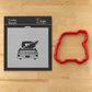 Tis The Season Vintage Truck Cookie Stencil by Designer Stencil