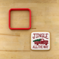 Jingle Vintage Truck Cookie Stencil by Designer Stencils