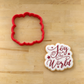 Joy To The World Cookie Stencil by Designer Stencils