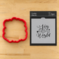 Joy To The World Cookie Stencil by Designer Stencils