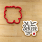 Believe Cookie Stencil by Designer Stencils