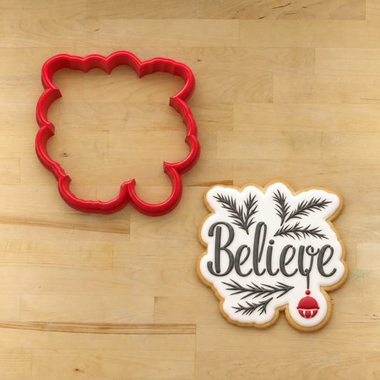 Believe Cookie Stencil by Designer Stencils