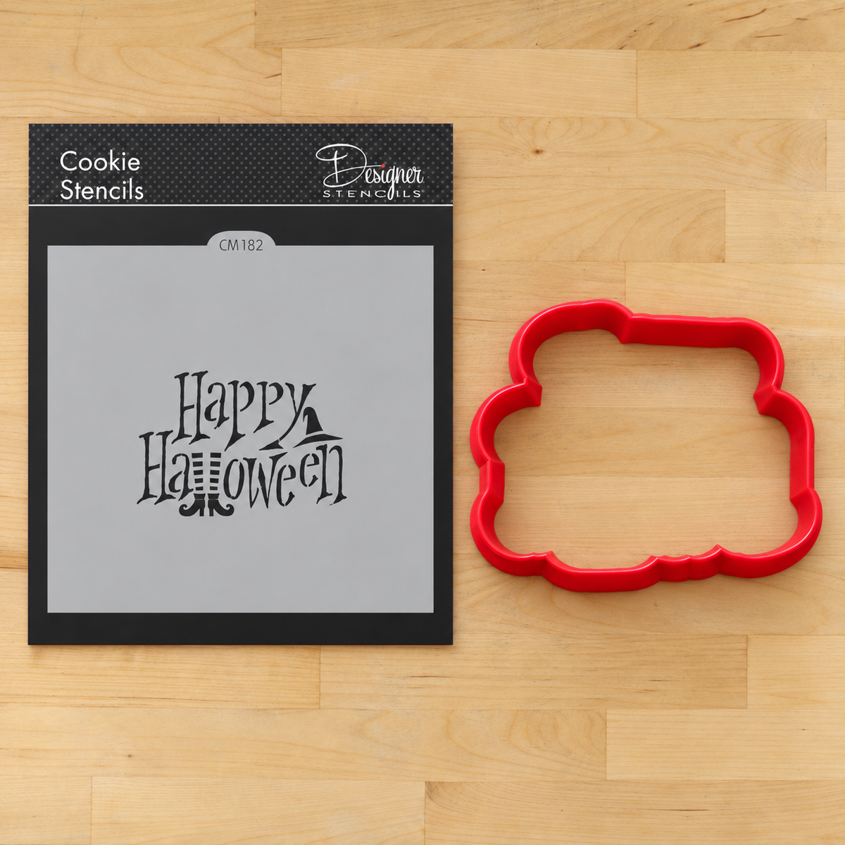 Witchy Happy Halloween Cookie Stencil By Designer Stencils