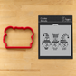 Christmas Snowmen Cookie Stencil by Designer Stencils