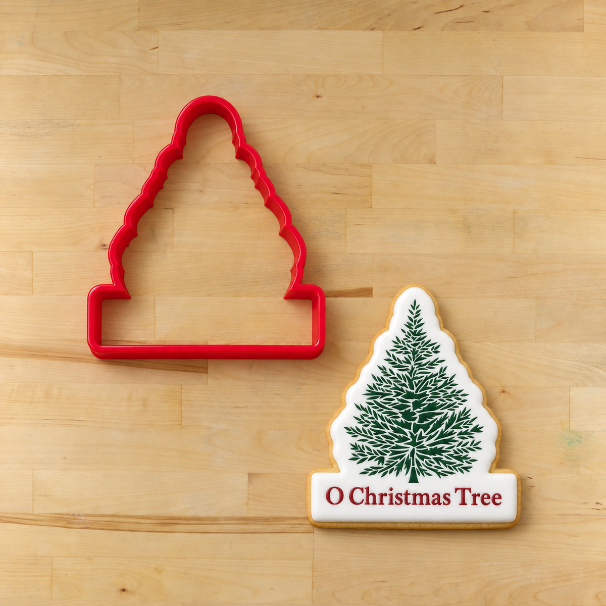 O Christmas Tree Cookie Stencil by Designer Stencils