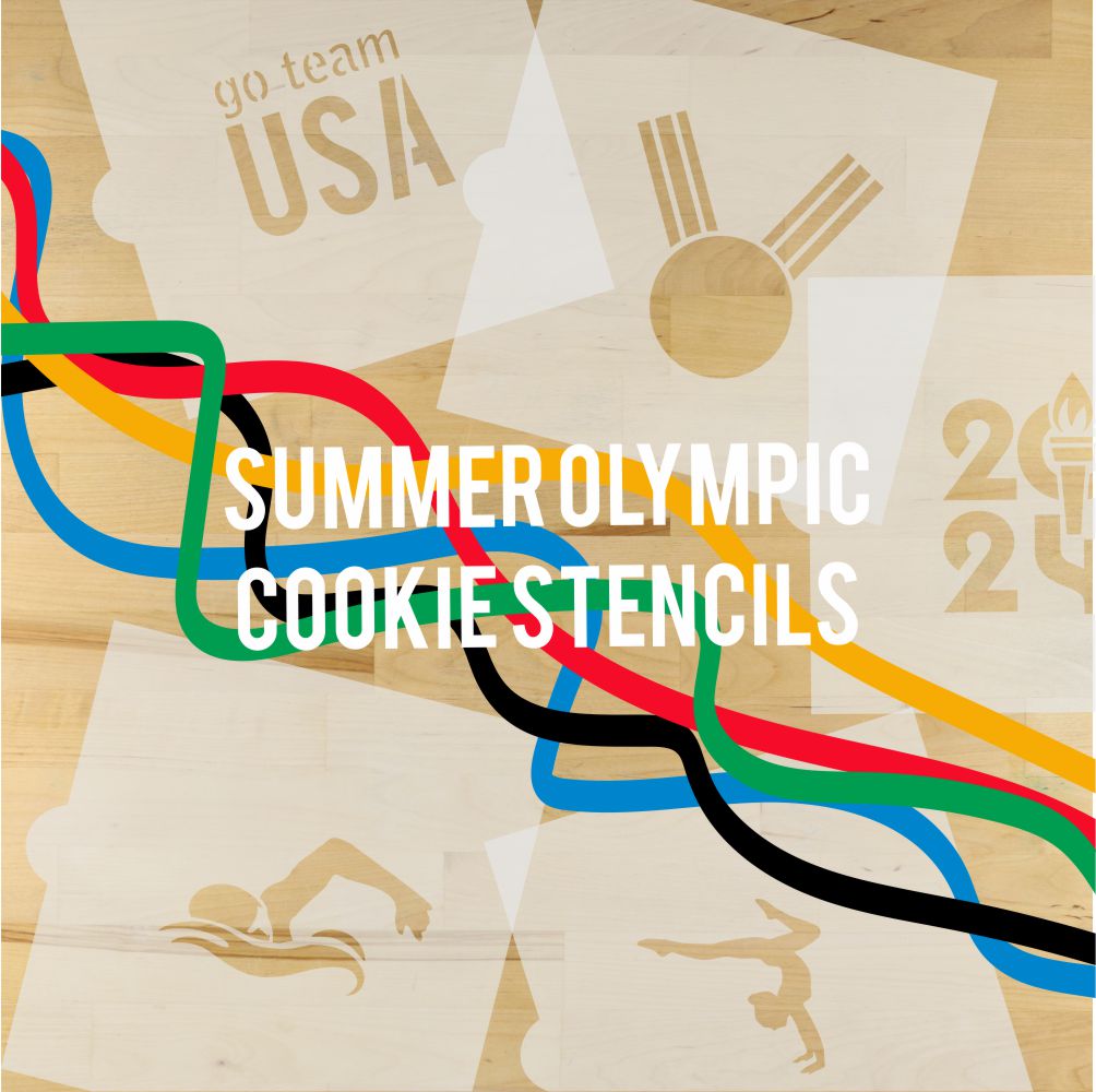 Summer Olympic Cookie Stencils
