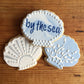 Seashells Cookie Stencil and Cutter Set Cookies