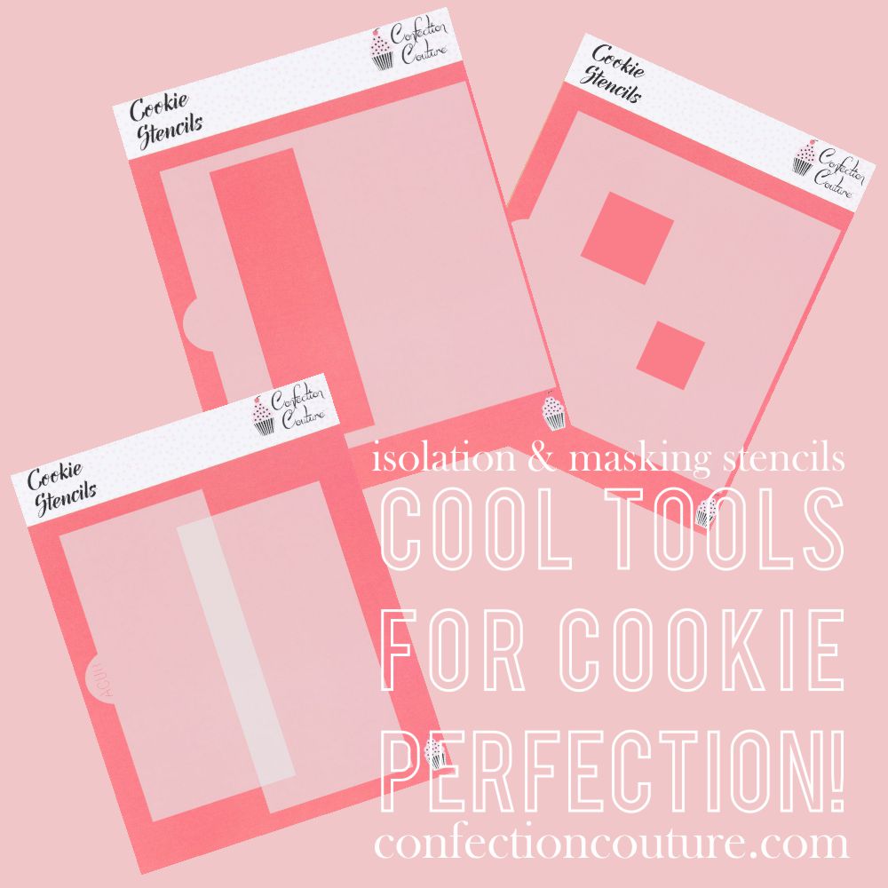 Masking and Isolation Tools for Cookie Stencil Decorating