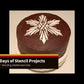 Crystal Snowflakes Cake Stencil Top Duos by Designer Stencils