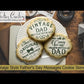 Vintage Style Father's Day Messages 3 Pc Cookie Stencil Set