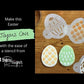 Faberge Easter Egg Cookie Stencil Set by Designer Stencils