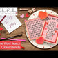 Valentine Word Search Cookie Stencil
