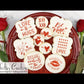 Love and Hugs Cookie Stencil