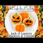 Jack-o-Lantern Halloween Cookie Stencils