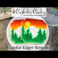 Mountain Range Cookie Stencil Edger