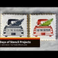 Tis The Season Vintage Truck Cookie Stencil by Designer Stencil