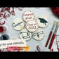 Graduate Round Cookie Stencil Set by Designer Stencils