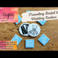 Wedding Round Cookie Stencil Set by Designer Stencils