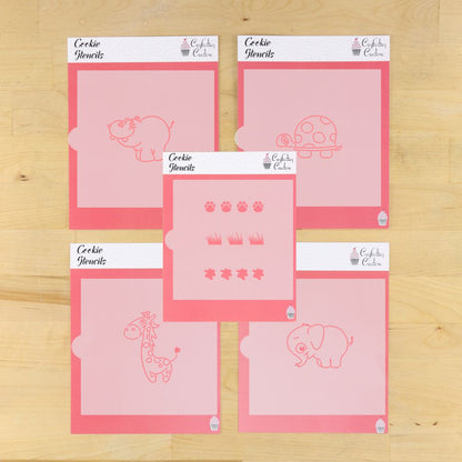 Animals PYO Cookie Stencil Kit