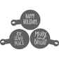 Merry and Bright Barista and Coffee Stencil 3 Piece Set